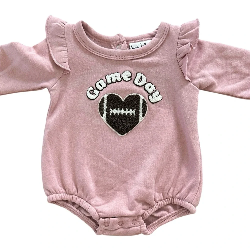 Nicole Miller New York 3 Piece Football “Game Day”Set Girls 6/9 Months 🏈 NWT